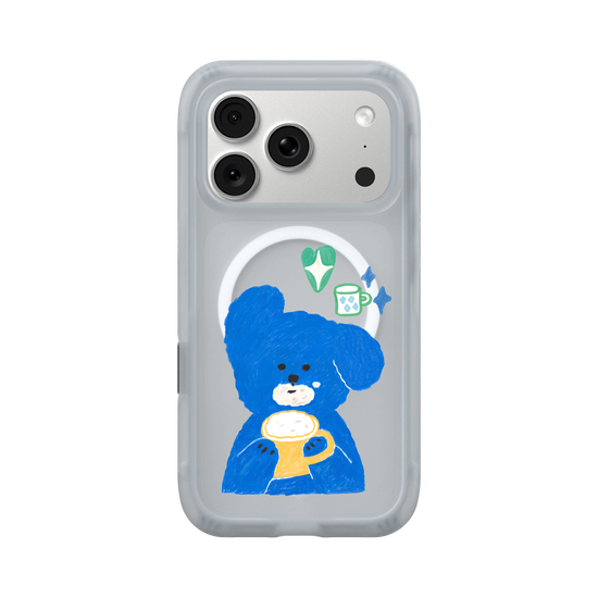 Blue Puppy's Milk Time