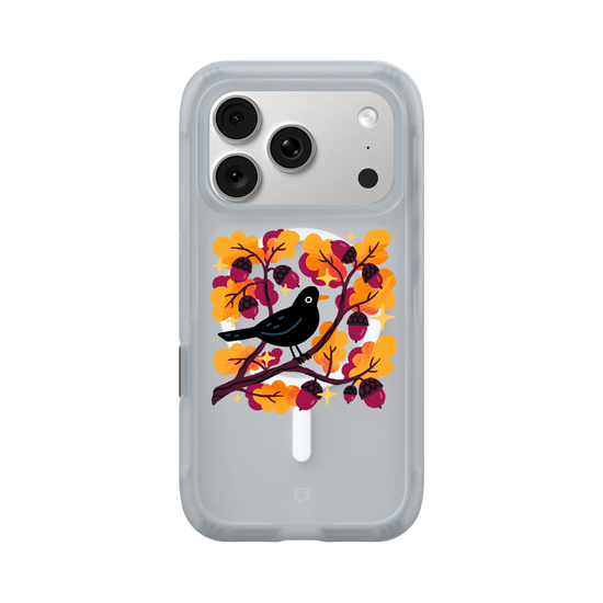 Blackbird and Acorns