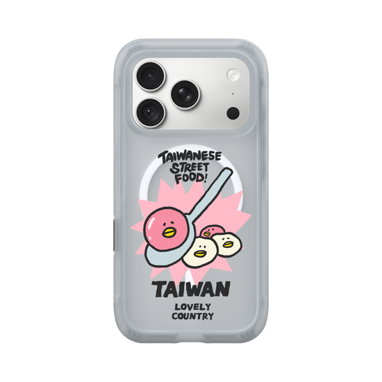 Red and white tangyuan