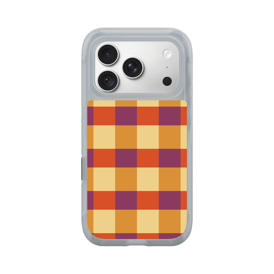 Orange gingham
