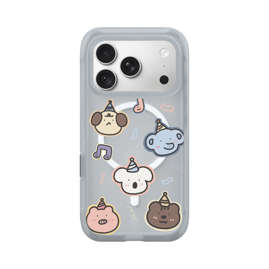 Lazy Monster Animal Party Stickers.