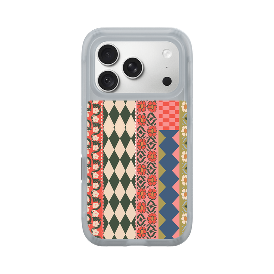 Retro Kitsch Floral Patchwork Pattern