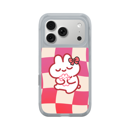 bunny and mini bunny - red