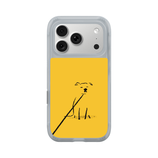 A stubborn dog on a walk