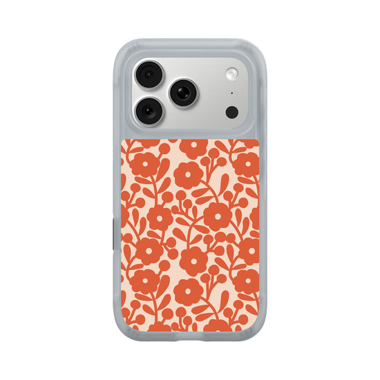 vintage orange flowers