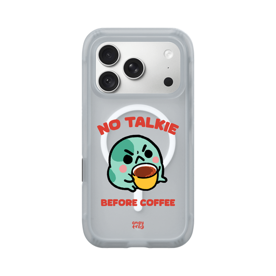 no talkie before coffee