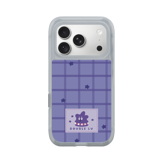 little purple monster dessert fabric labels