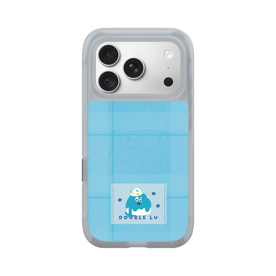 little blue monster dessert fabric labels