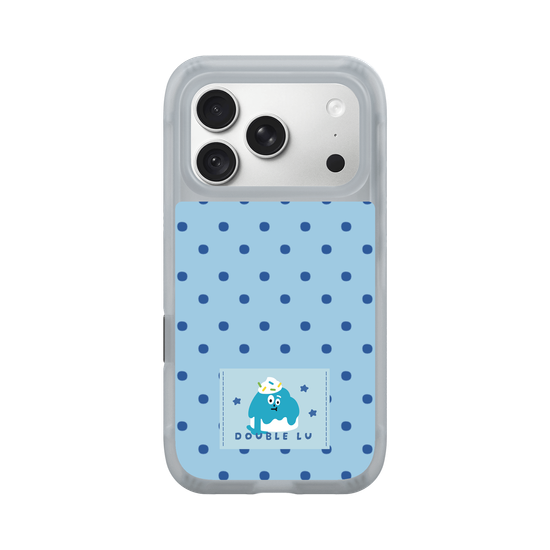 little blue monster dessert fabric labels