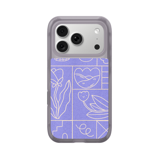 Abstract Spring- Purple