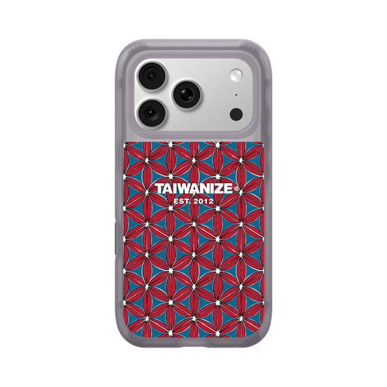 Flower of Life - Red and Teal (Logo)