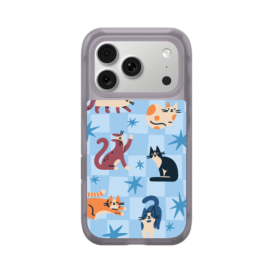 Cats on Blue