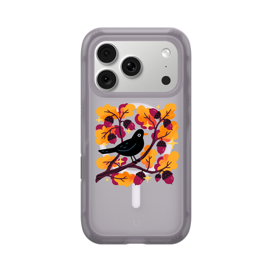 Blackbird and Acorns
