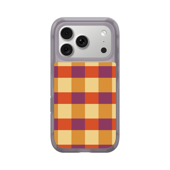 Orange gingham