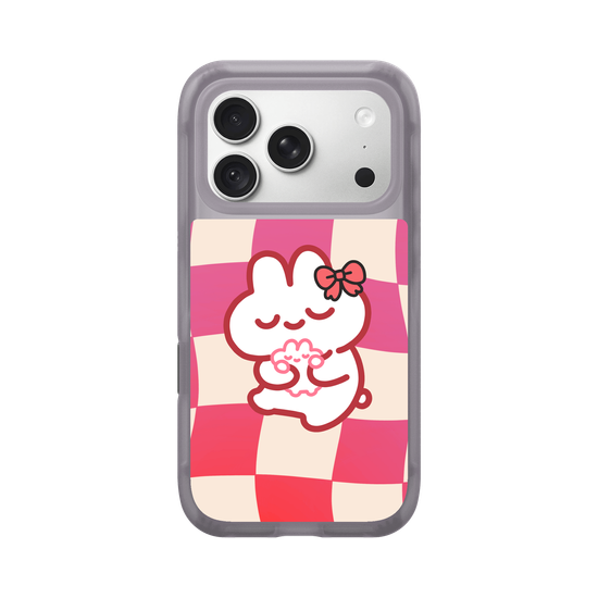bunny and mini bunny - red