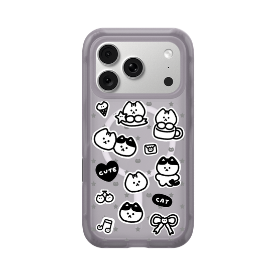 y2k Cool Cat Stickers(black&white)