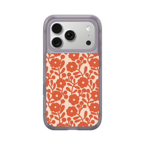 vintage orange flowers