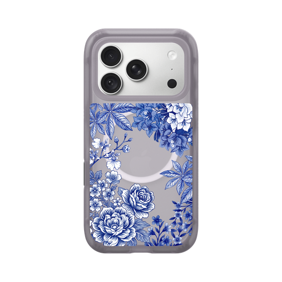 Taiwanese Floral Fabric · Blue & White