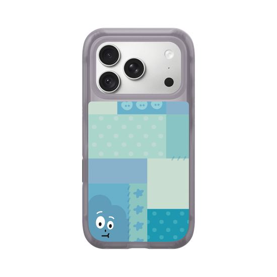 patchwork of little blue monster