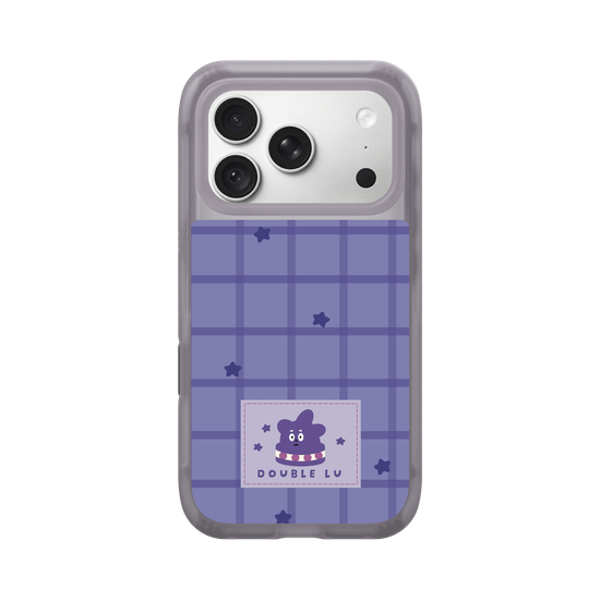little purple monster dessert fabric labels