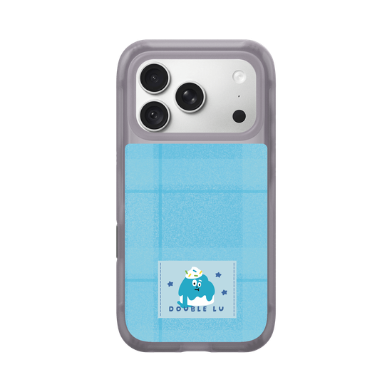 little blue monster dessert fabric labels