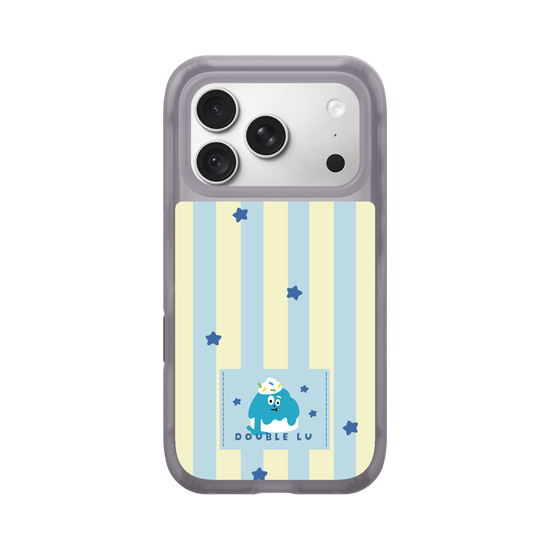 little blue monster dessert fabric labels