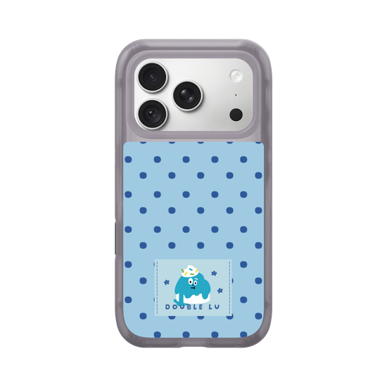 little blue monster dessert fabric labels