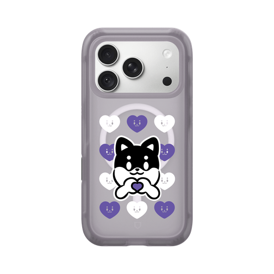 dou dou loves - purple heart