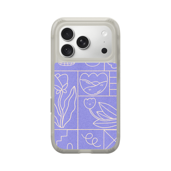 Abstract Spring- Purple