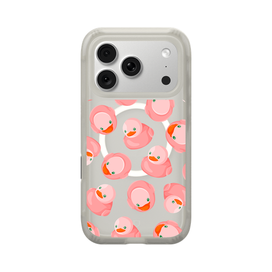 Pink rubber ducks
