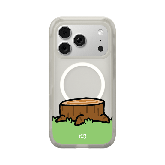 stacked on stump
