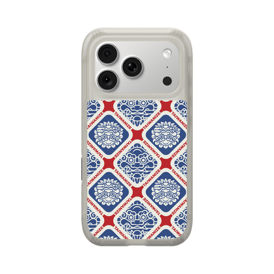 Sword Lion Pattern - Blue and Red