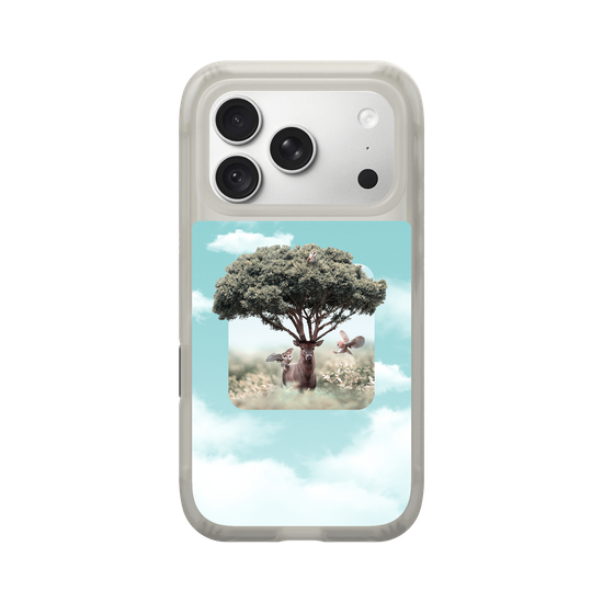Father Nature - Sticker & Cloudy Sky
