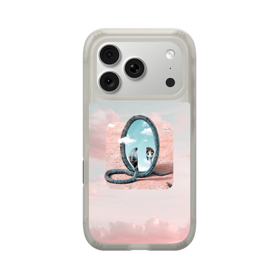 Spiritual Journey – Sticker & Cloudy Sky