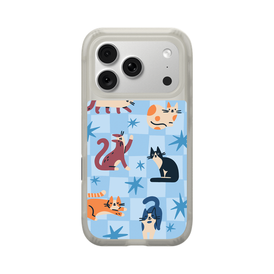 Cats on Blue