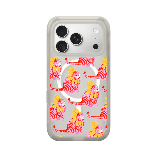 flower cats pink and red
