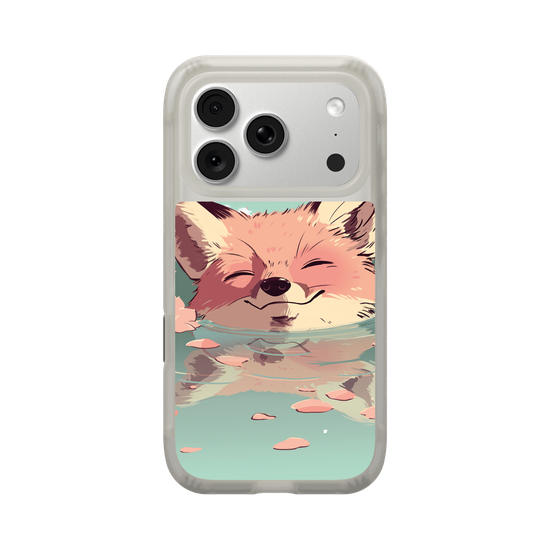 Fox swimming