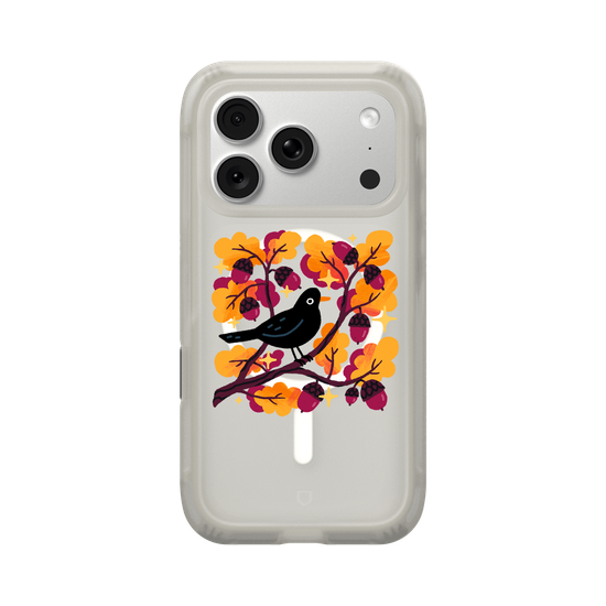 Blackbird and Acorns