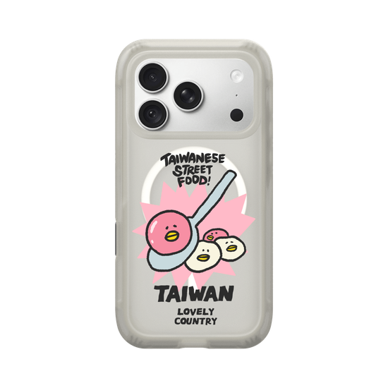 Red and white tangyuan