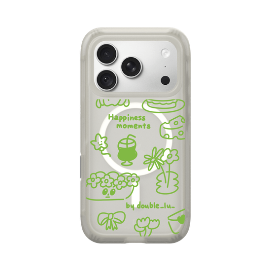 happiness moments of little green monsters