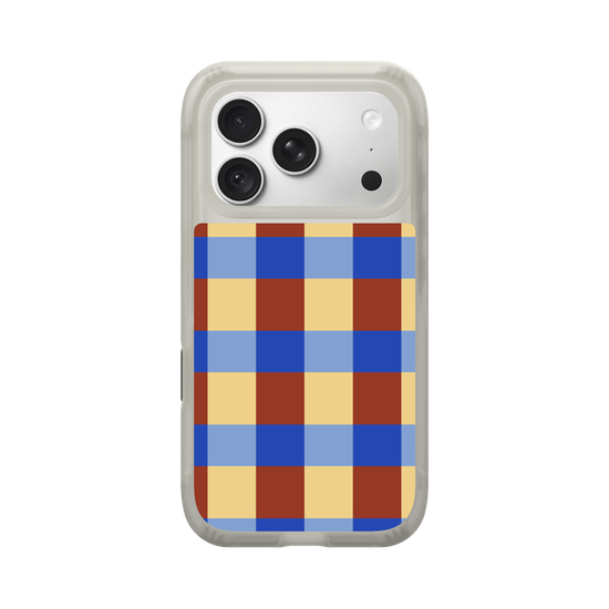 Blue & yellow gingham