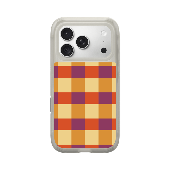 Orange gingham