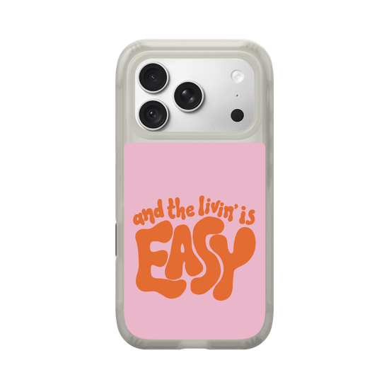 "Livin' is Easy" Retro Typography Design