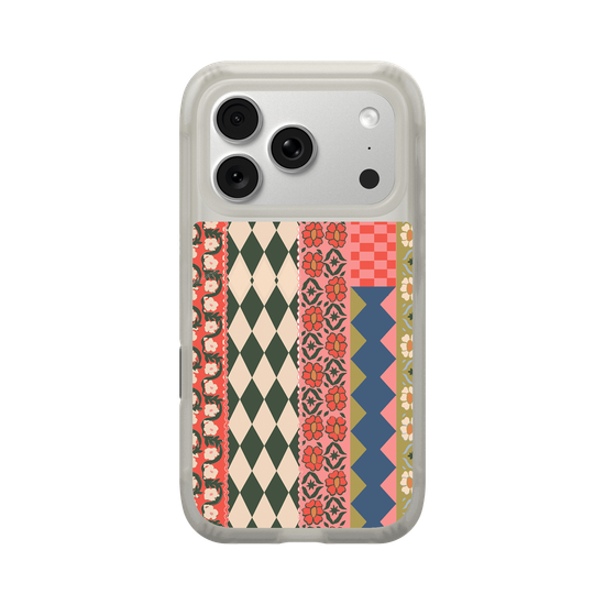 Retro Kitsch Floral Patchwork Pattern