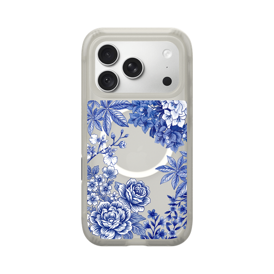 Taiwanese Floral Fabric · Blue & White