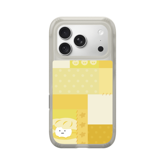 patchwork of yellow shell