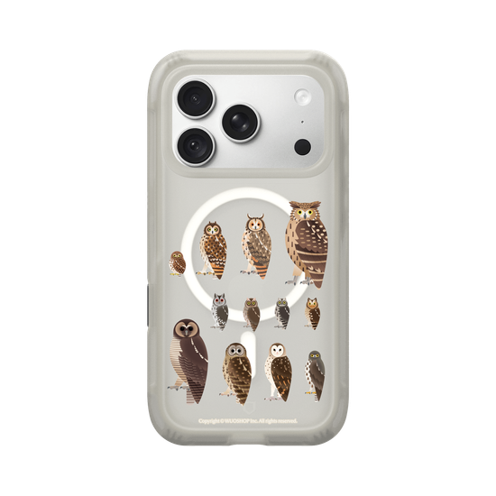 Miniature Field Guide-Owls(Clear)
