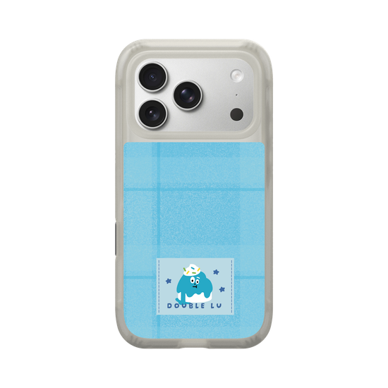 little blue monster dessert fabric labels