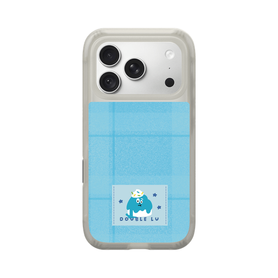 little blue monster dessert fabric labels