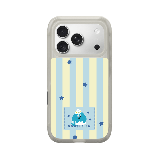 little blue monster dessert fabric labels
